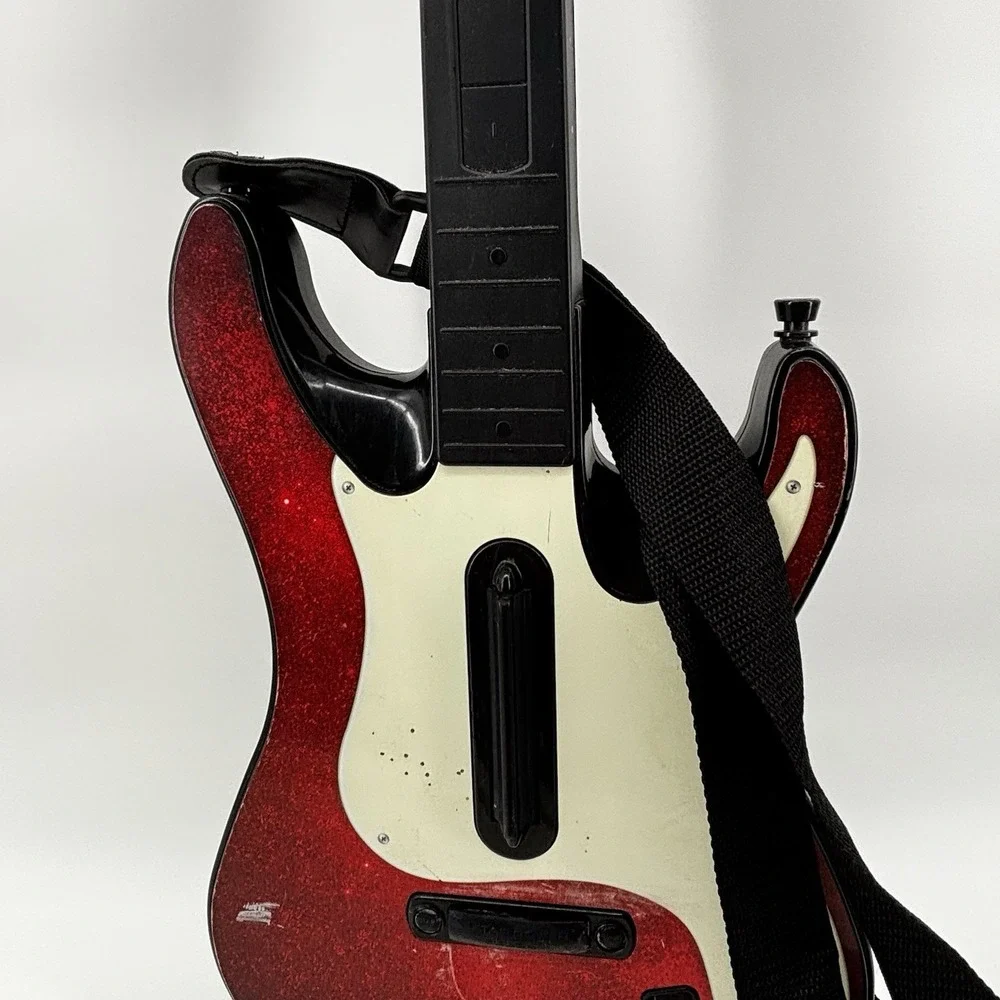 Guitar Band Hero‎ 5 Red Guitar Nintendo Wii Untested